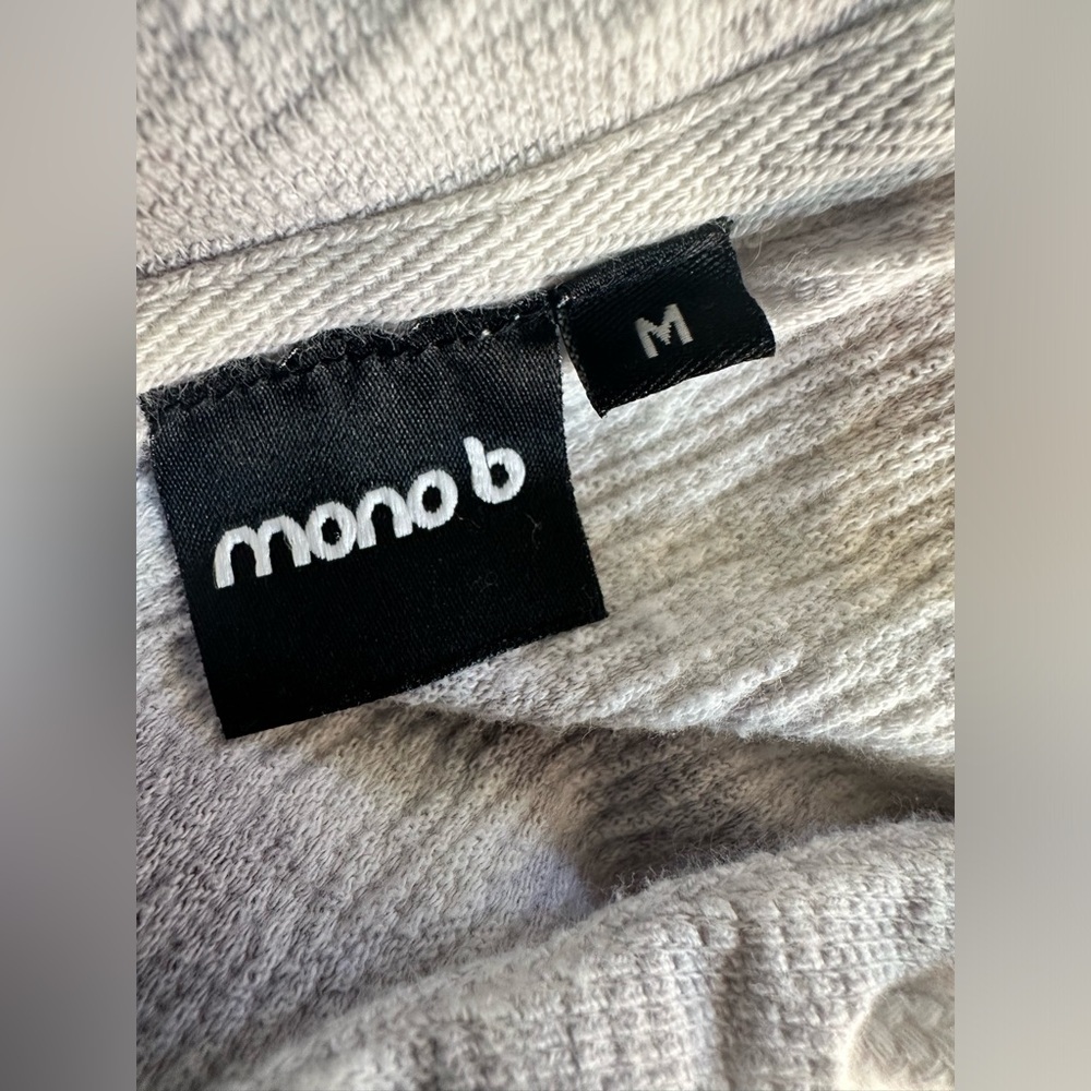 Tie Dye Cropped Hoodie Size M gray & white - Picture 10 of 10